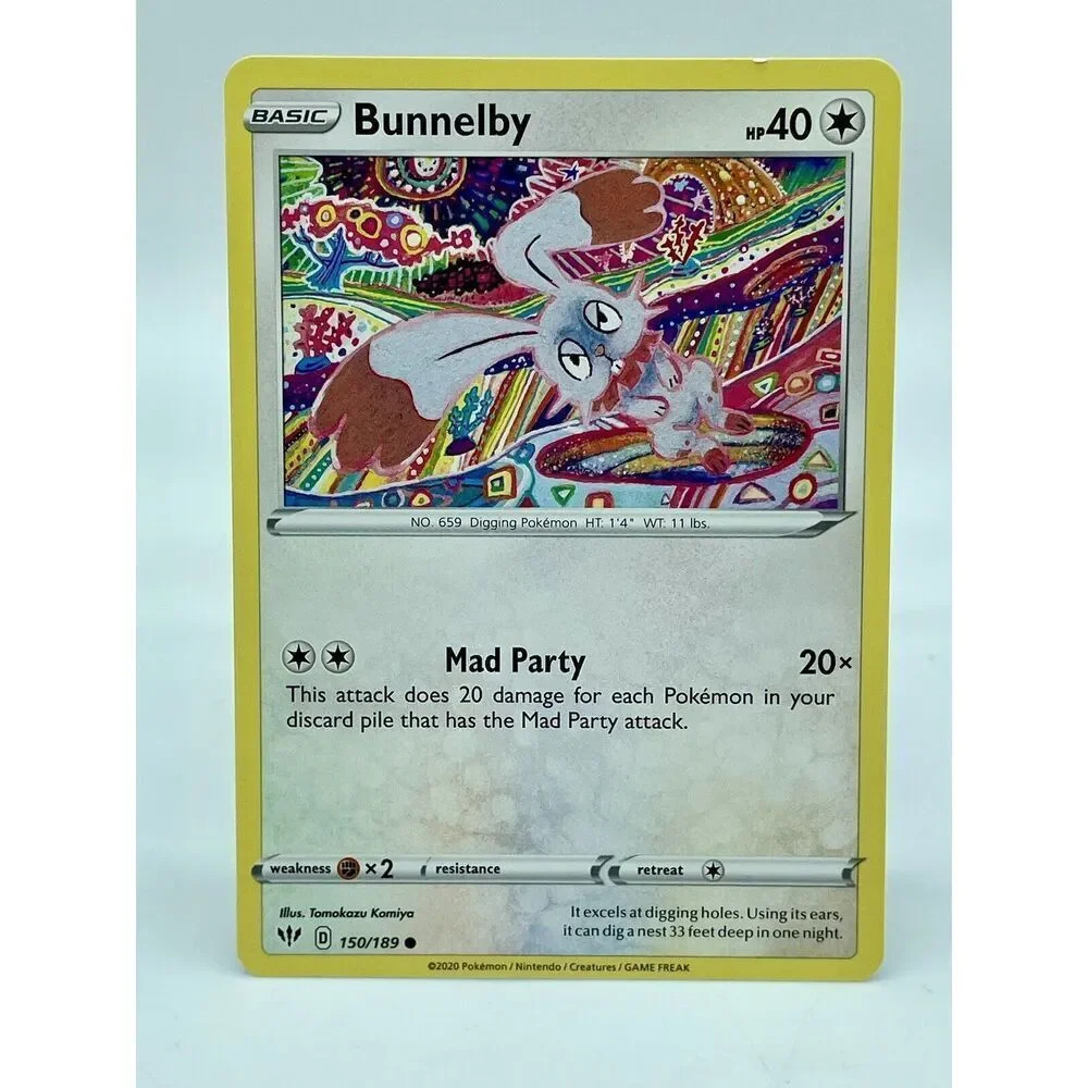 Bunnelby 150/189 Darkness Ablaze Non-Holo‎ Pokemon TCG Mint Unplugged
